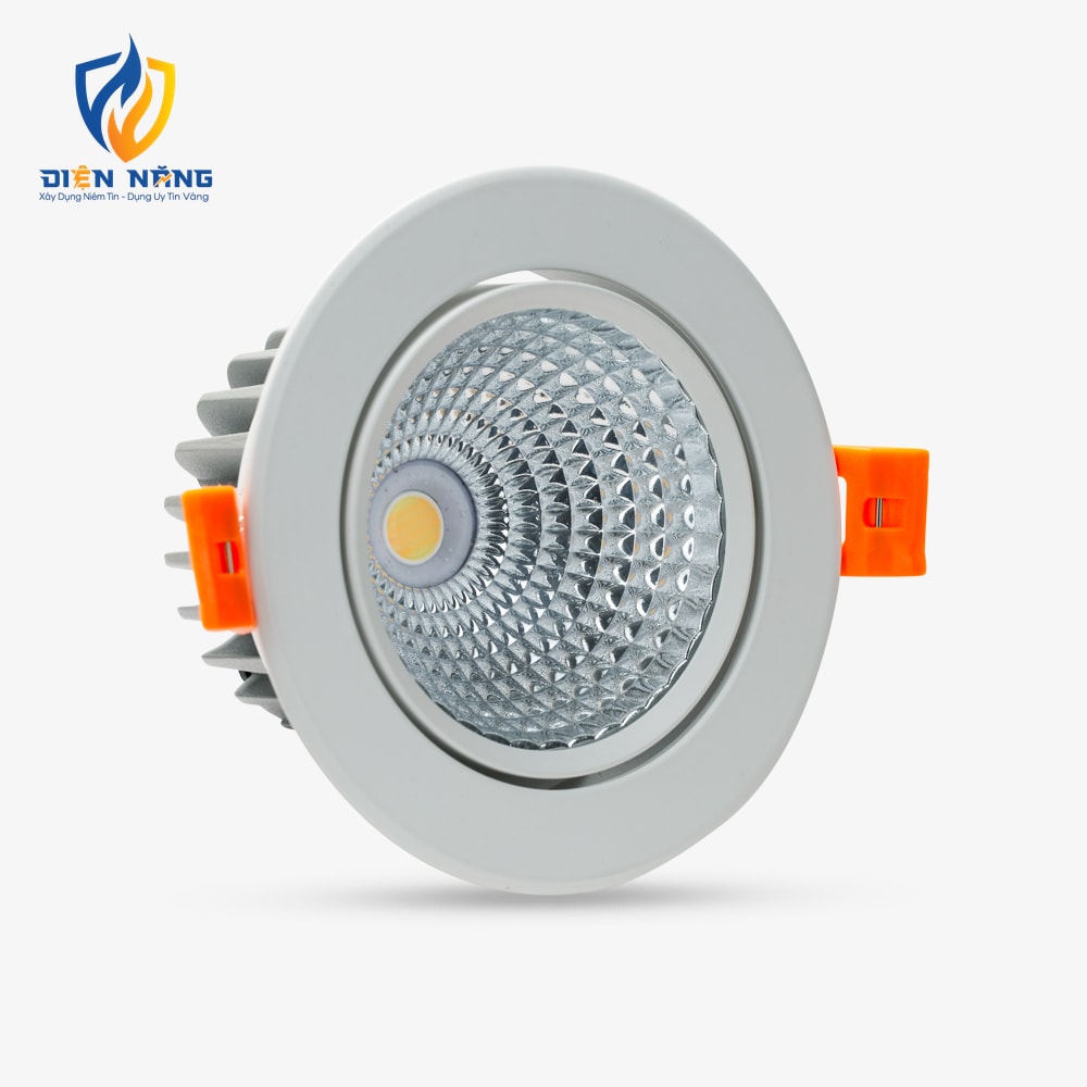 Đèn LED âm trần Downlight thông minh xoay góc AT40 bluetooth 95/12W - anh 2