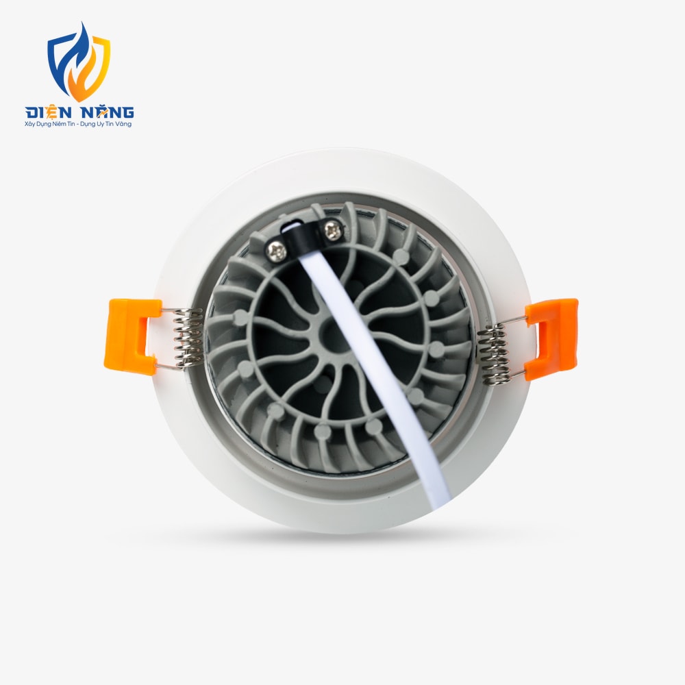 Đèn LED âm trần Downlight thông minh xoay góc AT40 bluetooth 95/12W - anh 4