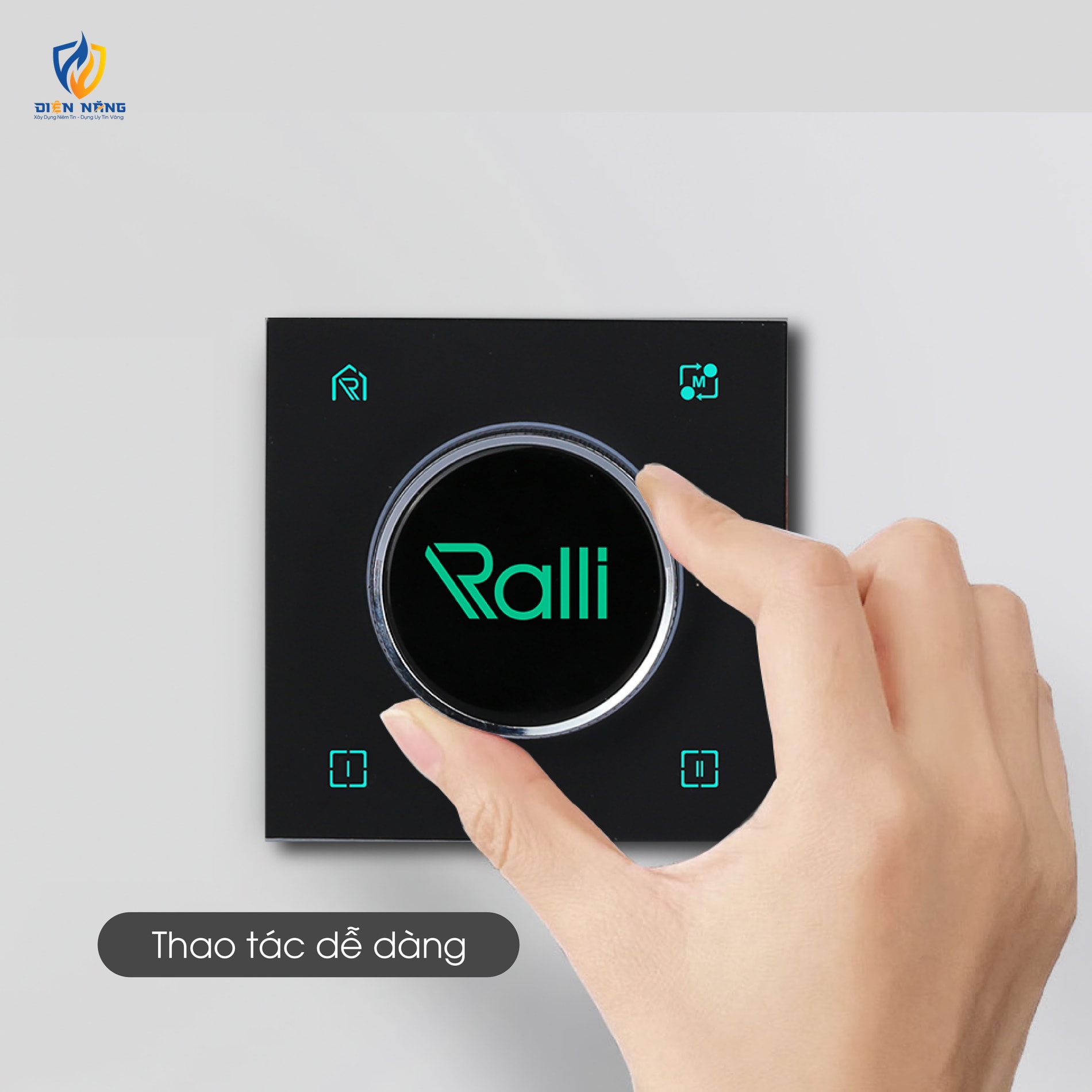 Công tắc núm xoay thông minh bluetooth - anh 2