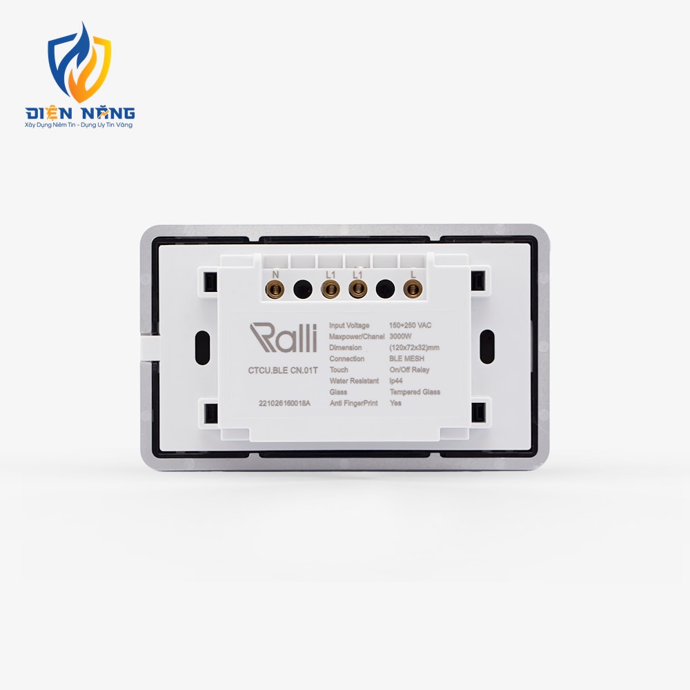 Công tắc cảm ứng thông minh bluetooth chữ nhật 1 nút bấm - anh 4