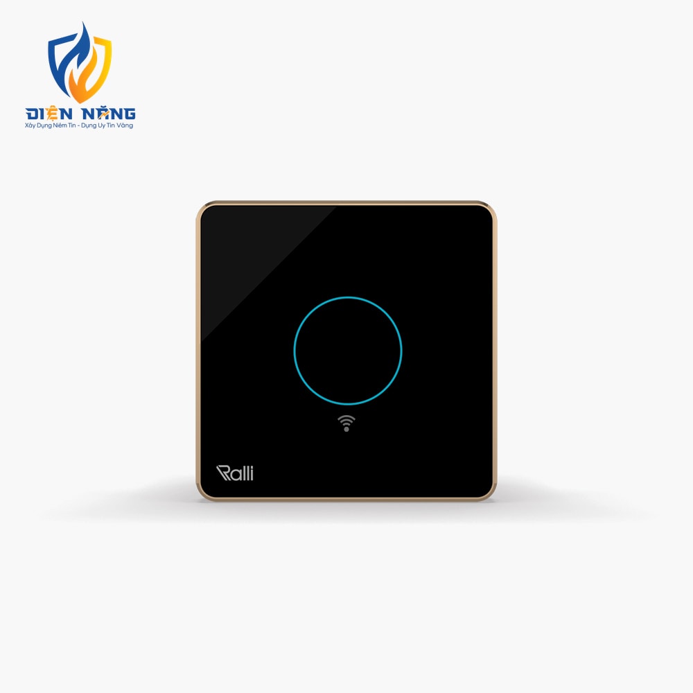 Công tắc cảm ứng thông minh wifi vuông 1 nút bấm