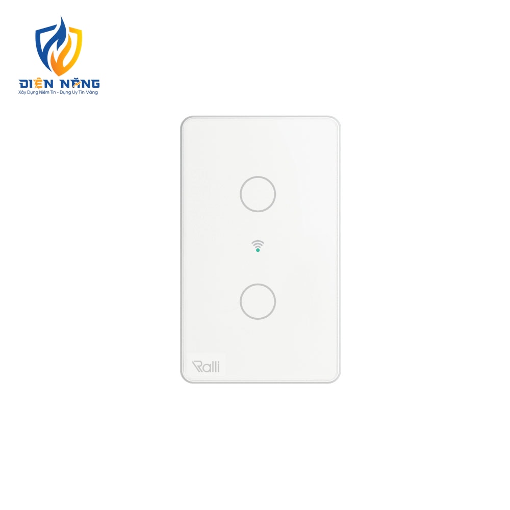 Công tắc cảm ứng thông minh wifi chữ nhật 2 nút bấm - anh 2