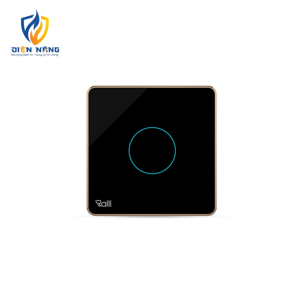 Công tắc cảm ứng thông minh bluetooth vuông 1 nút bấm