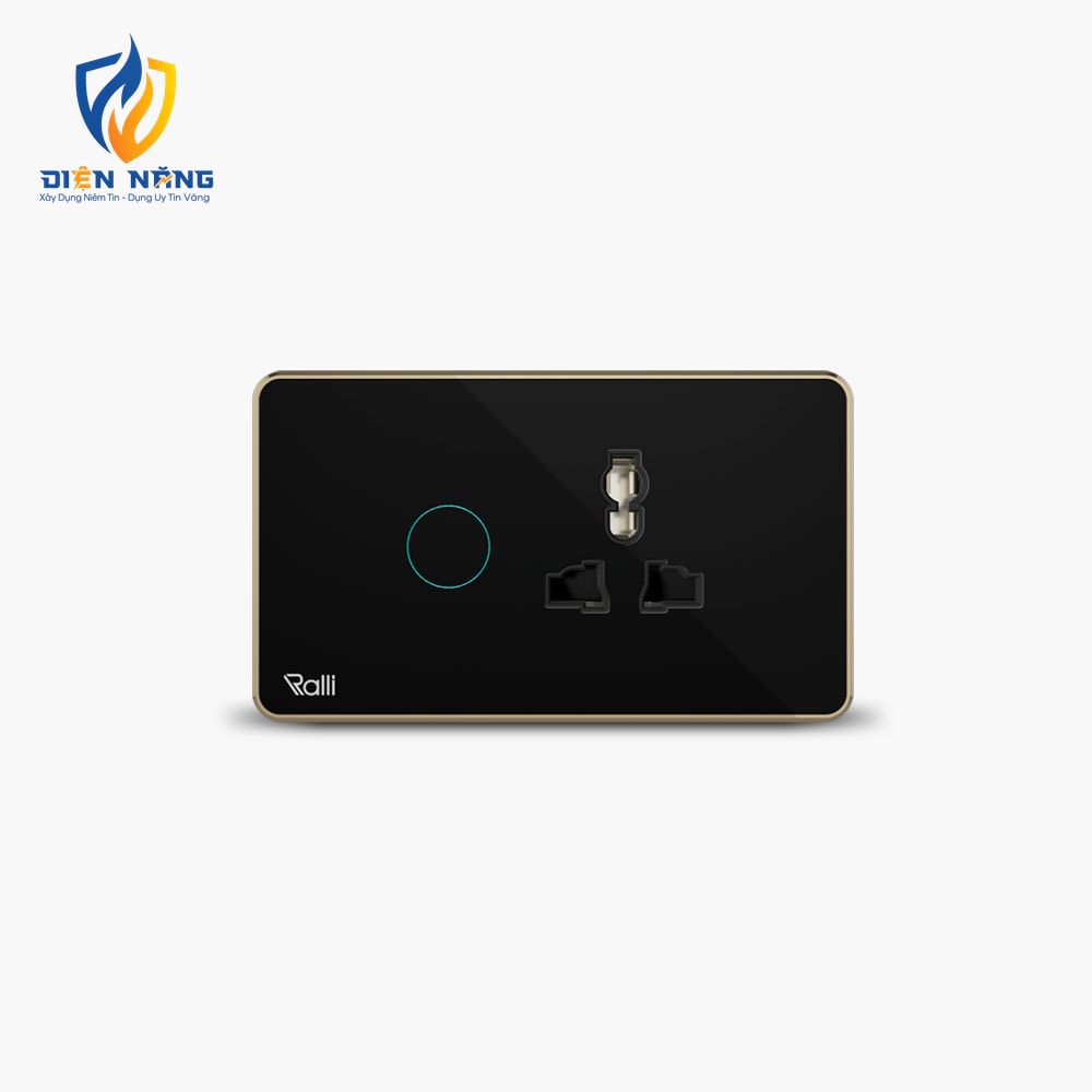 Ổ cắm công tắc chữ nhật âm tường thông minh OCT.01 bluetooth