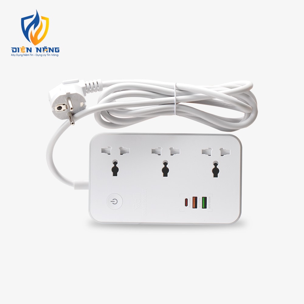 Ổ cắm kéo dài thông minh wifi tích hợp ổ cắm usb OC08