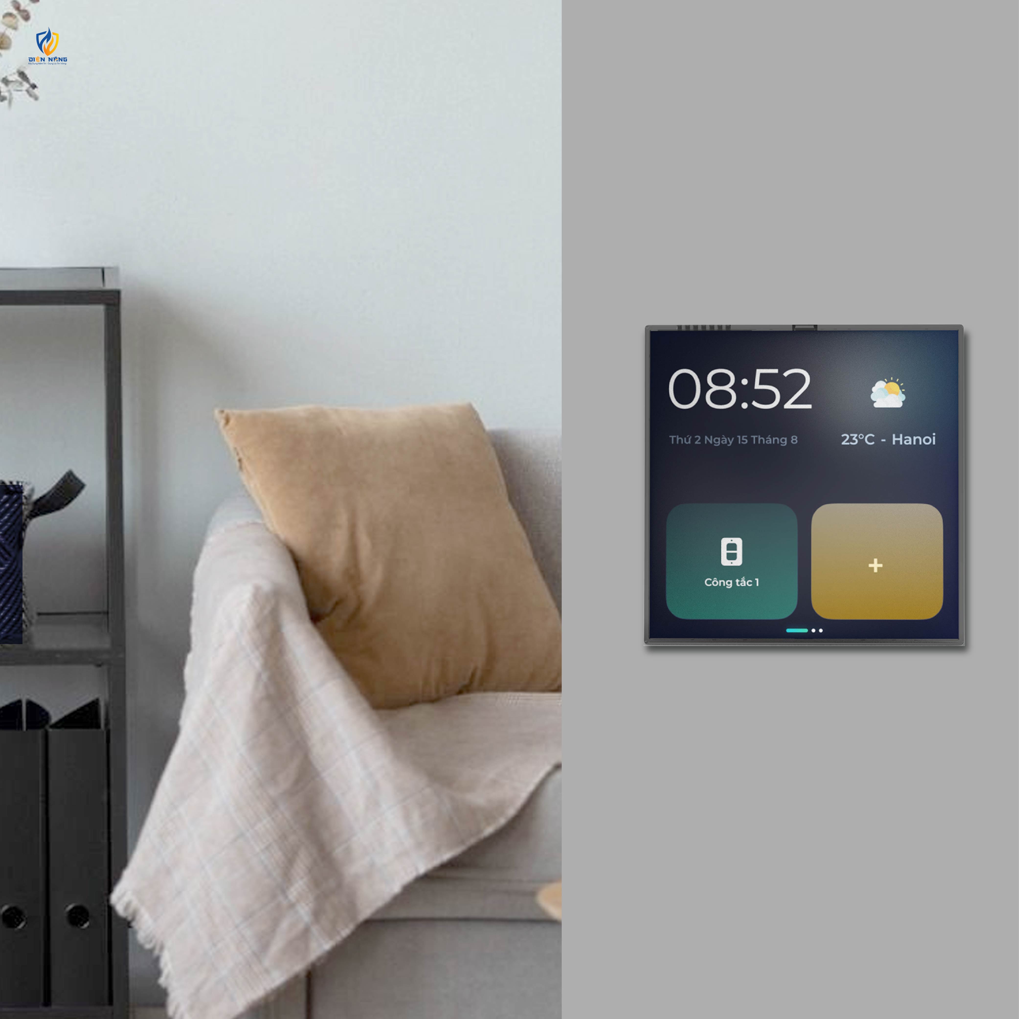 Bộ điều khiển trung tâm nhà thông minh LCD HC04 - anh 3