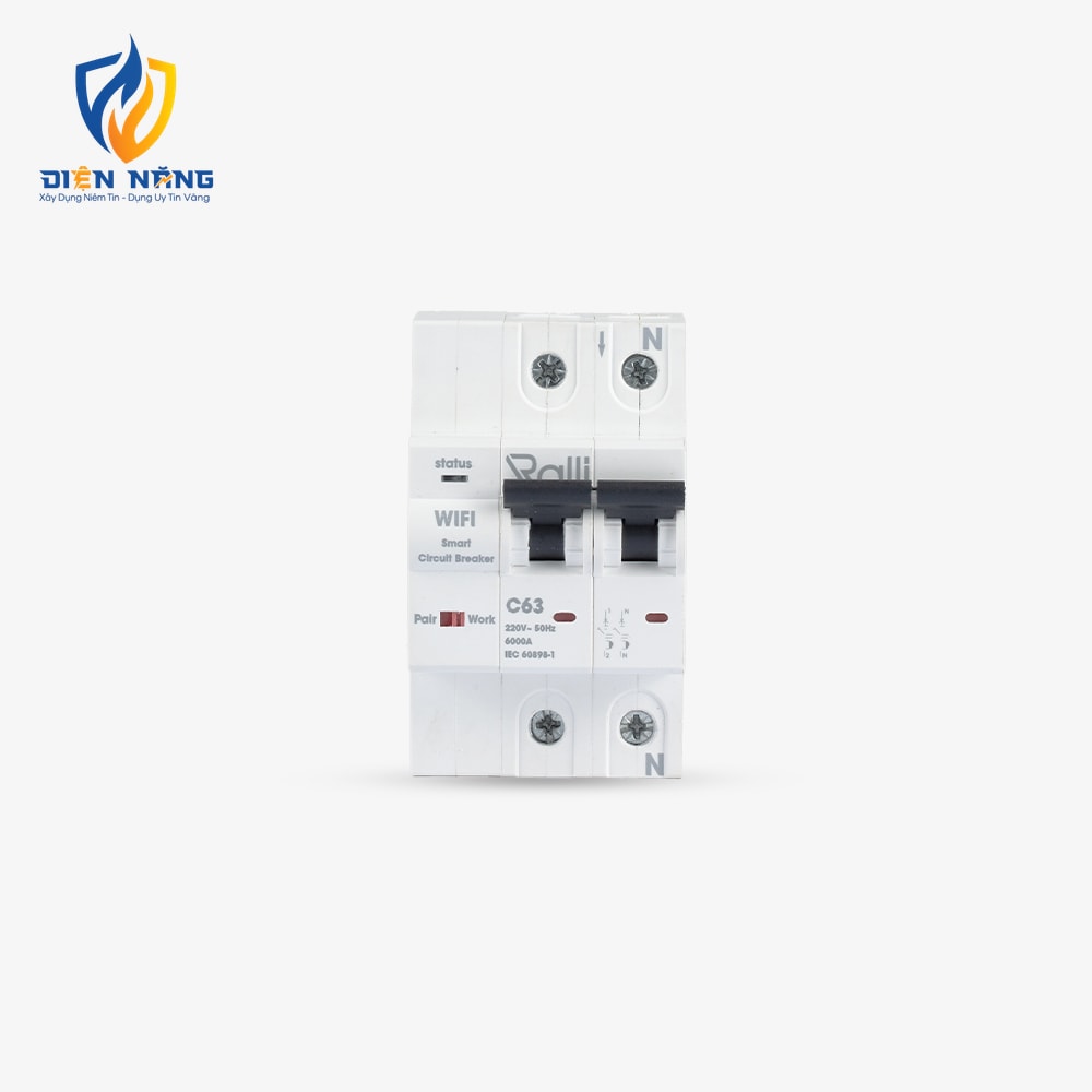 Aptomat thông minh wifi RD.MCB.WF 2P 63A - anh 2