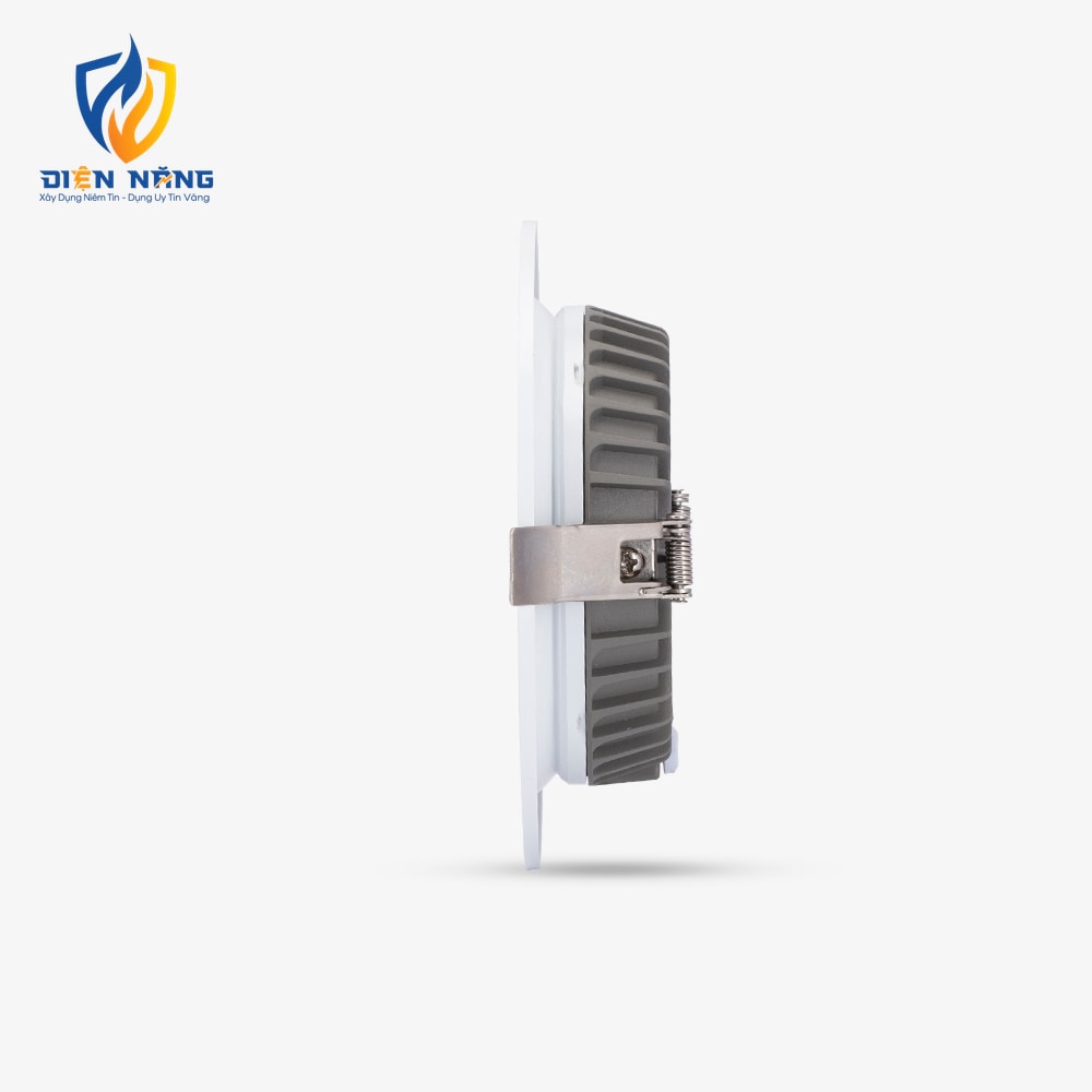 Đèn LED âm trần Downlight đổi màu AT26 viền vàng 110/12W - anh 4