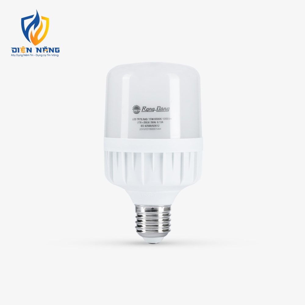 Bóng đèn LED bulb trụ cảm biến radar TR70 15W