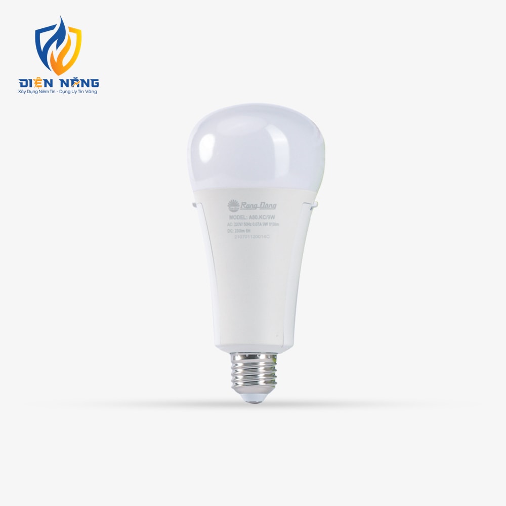 Bóng đèn LED bulb tròn lưu điện A80 9W