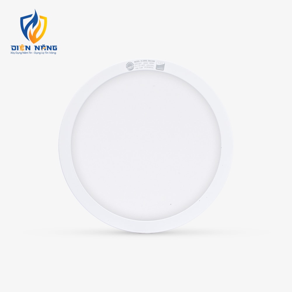 Đèn LED ốp trần tròn LN09 đế nhôm 300/24W