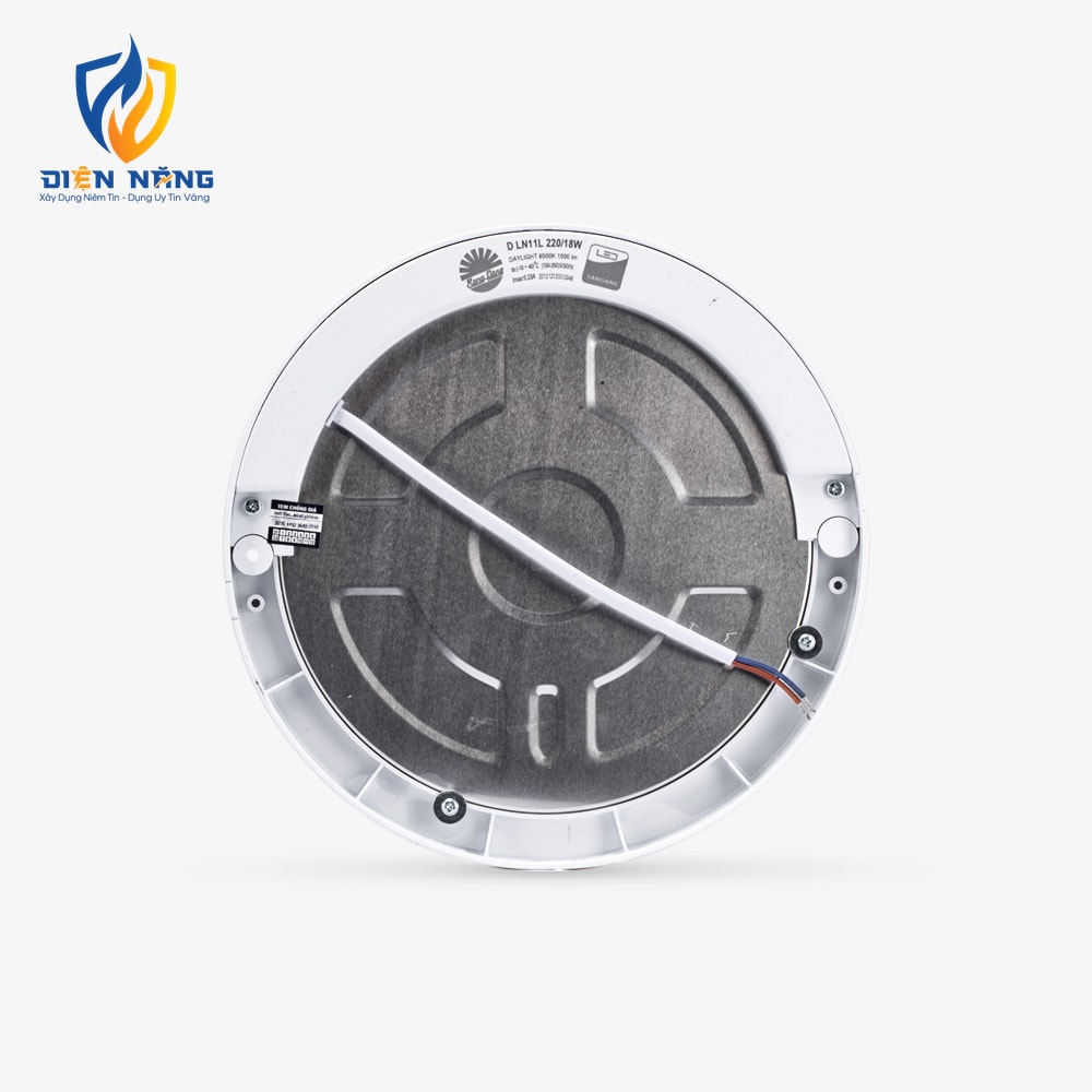 Đèn LED ốp trần tròn LN11 đế nhôm 220/18W - anh 4