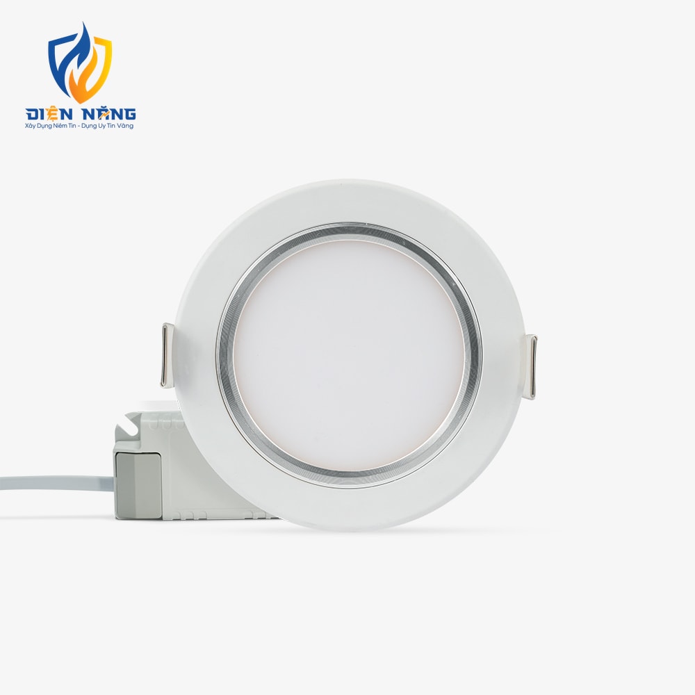Đèn LED Panel tròn PT05.V2 90/8W 6500K viền bạc