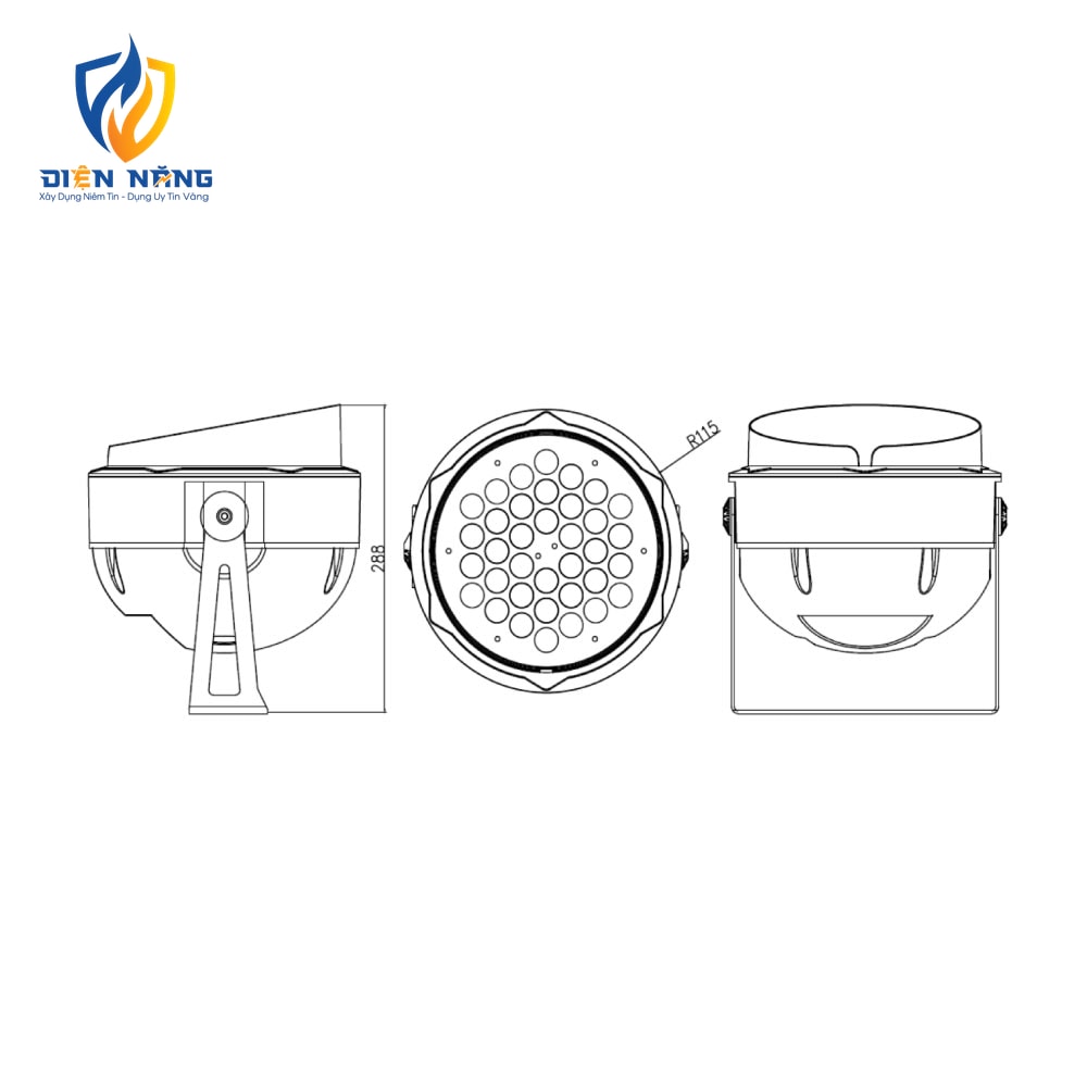 Đèn LED chiếu pha - anh 2