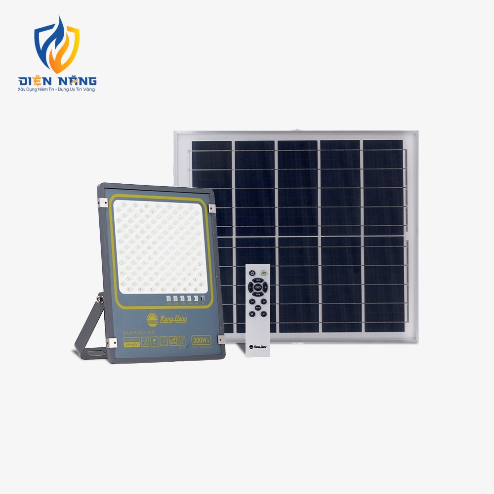 Đèn LED chiếu pha năng lượng mặt trời cảm biến CP03 200W