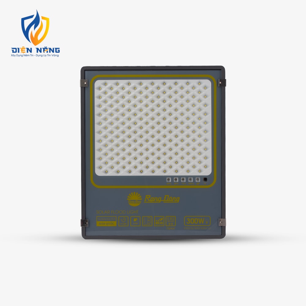 Đèn LED chiếu pha năng lượng mặt trời cảm biến CP03 300W - anh 2