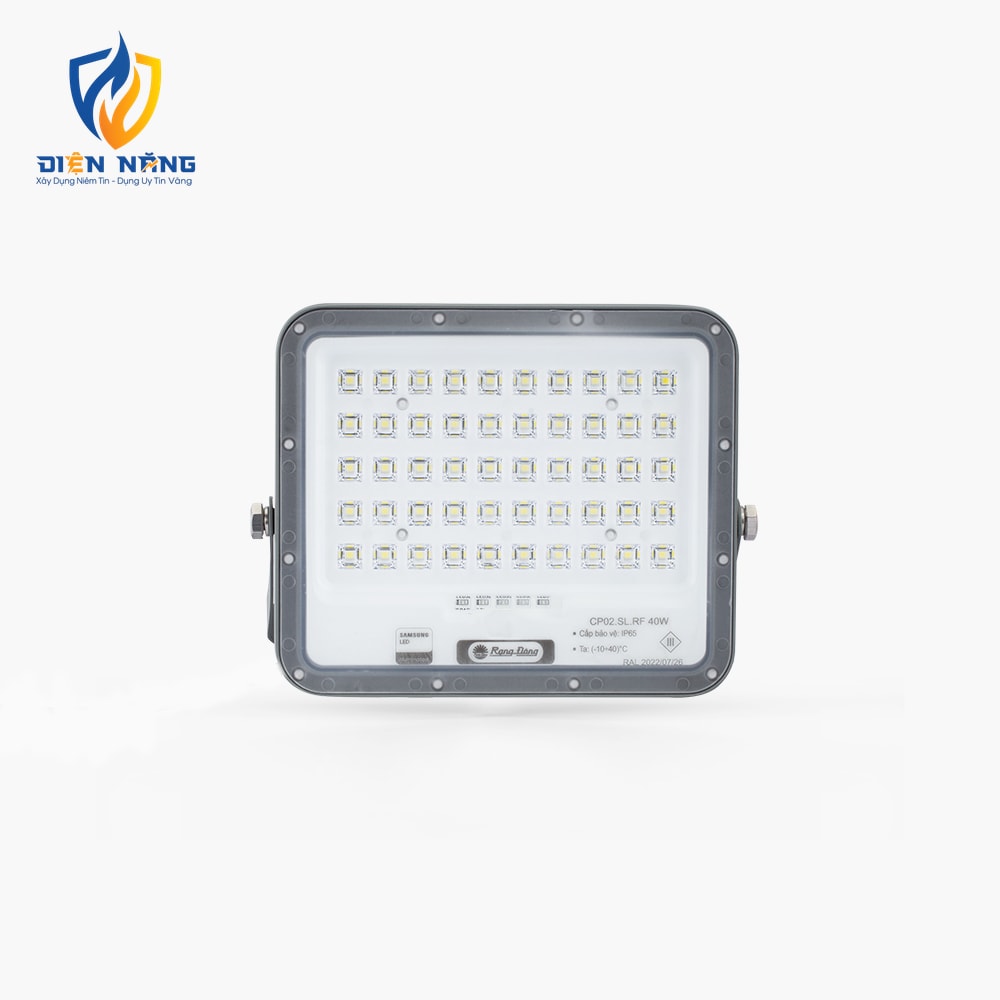 Đèn LED chiếu pha năng lượng mặt trời CP02 40W - anh 2