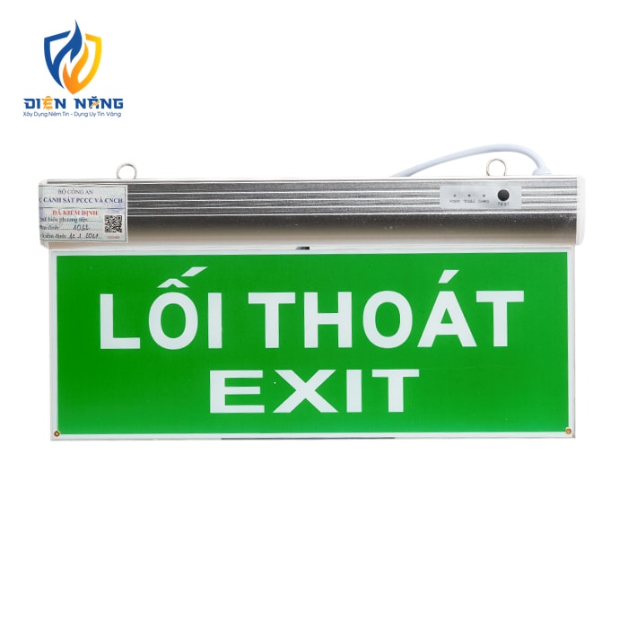 Đèn LED Exit chỉ dẫn 1 mặt CD01 2.2W PCCC