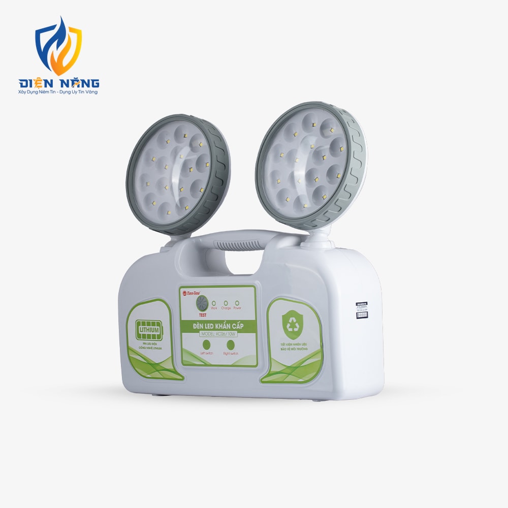 Đèn LED khẩn cấp KC06 10W - anh 2