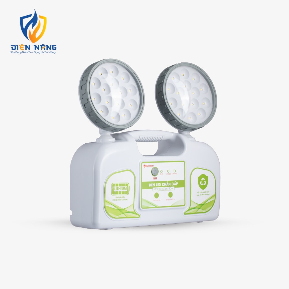 Đèn LED khẩn cấp KC06 10W - anh 3