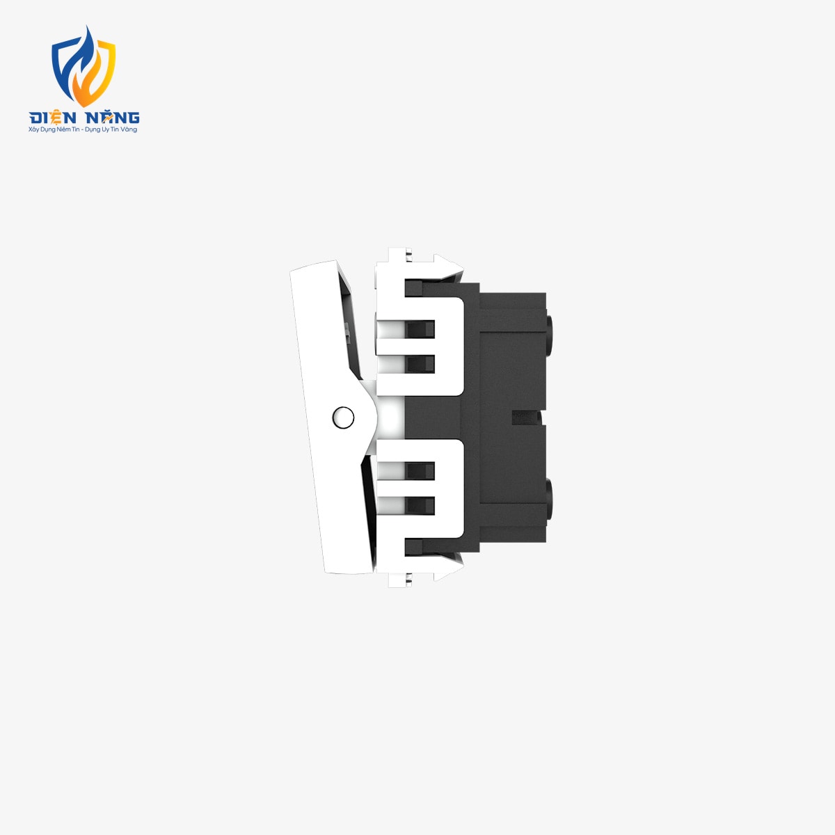 Hạt công tắc điện âm tường hai chiều HCT01 10A - anh 3