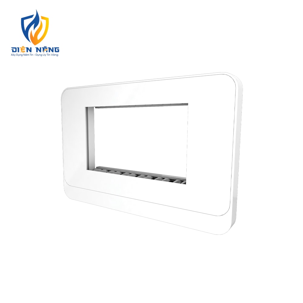 Mặt công tắc ổ cắm âm tường MOC01 80x120x9/3H 3 hạt