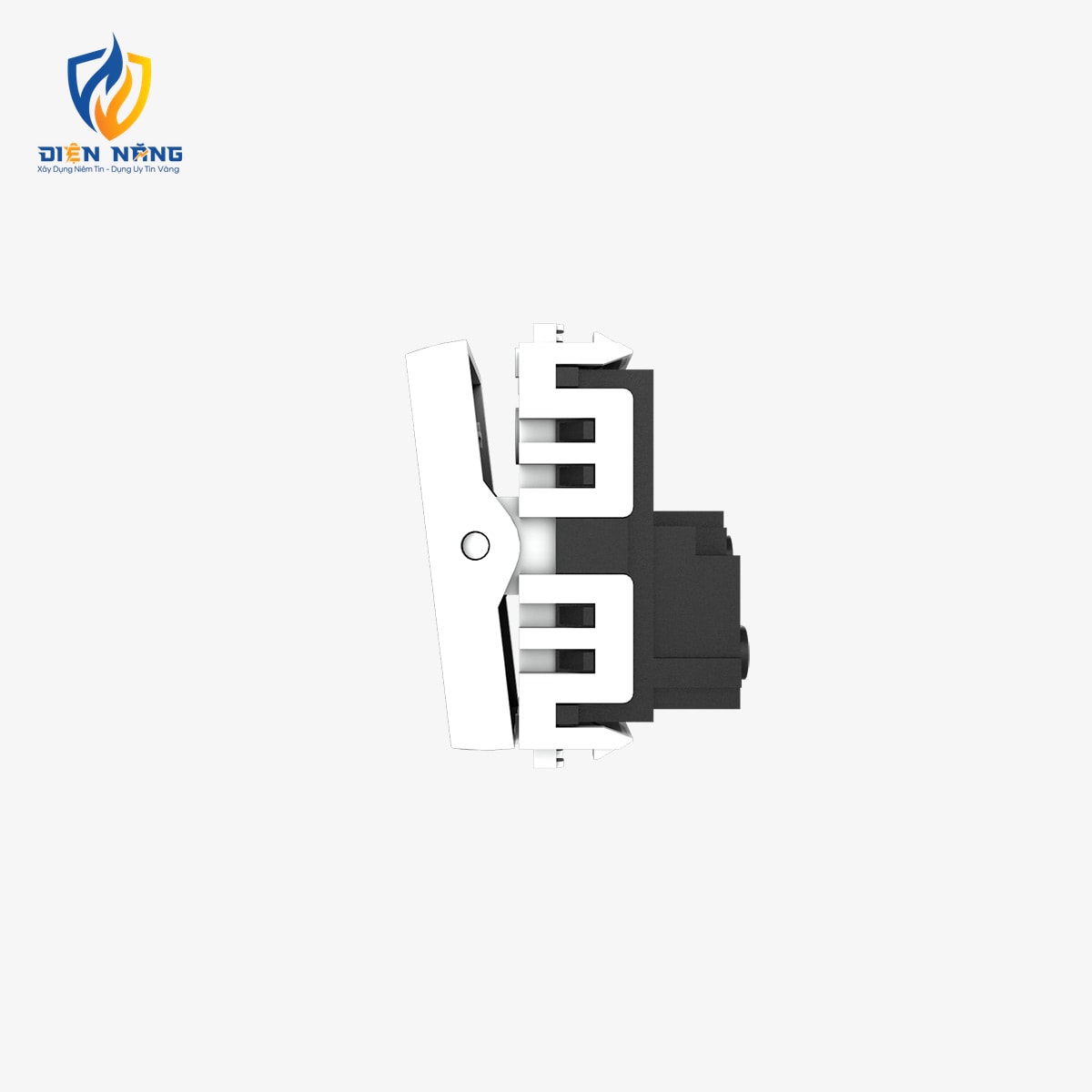 Hạt công tắc điện âm tường một chiều HCT01 10A - anh 4