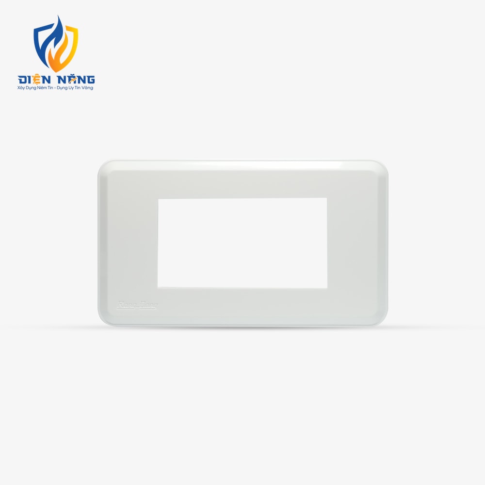Mặt công tắc ổ cắm âm tường 3 hạt MOC02 70x120x9/3H