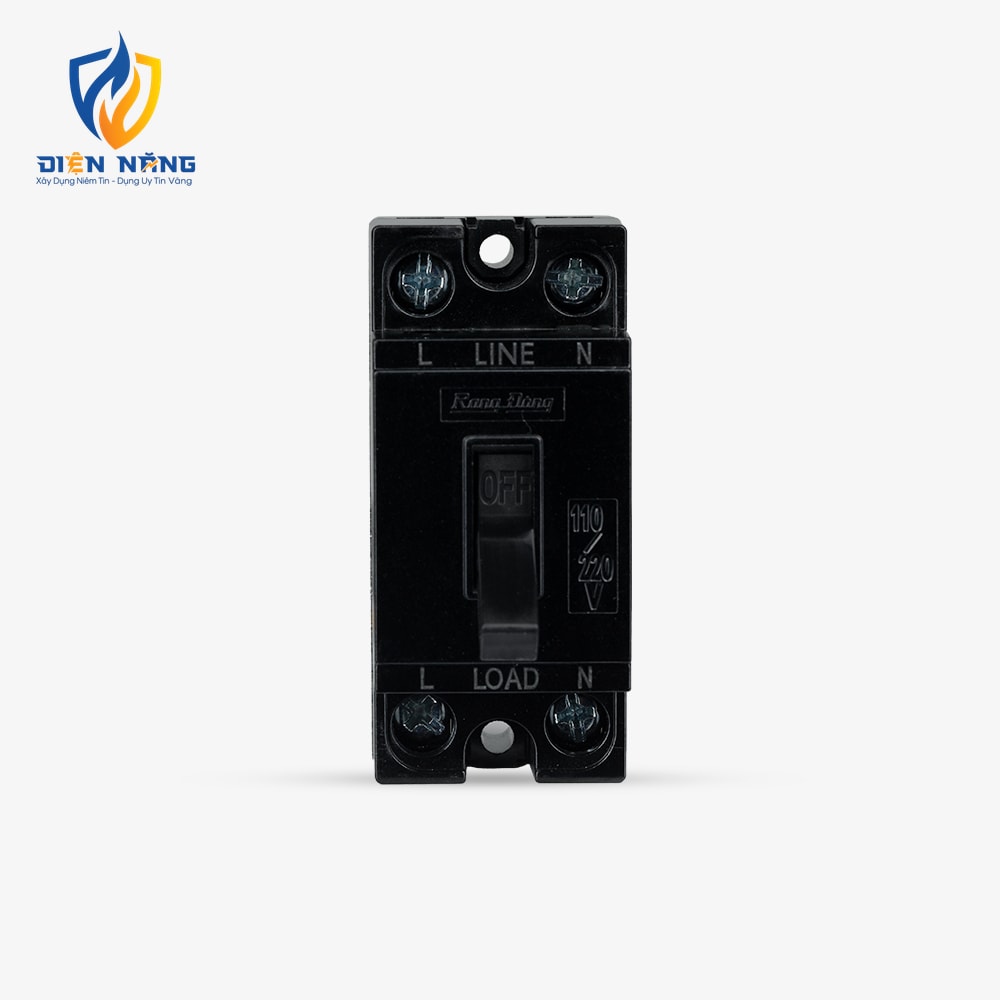 Aptomat gia dụng 2 cực 2P1E 10A