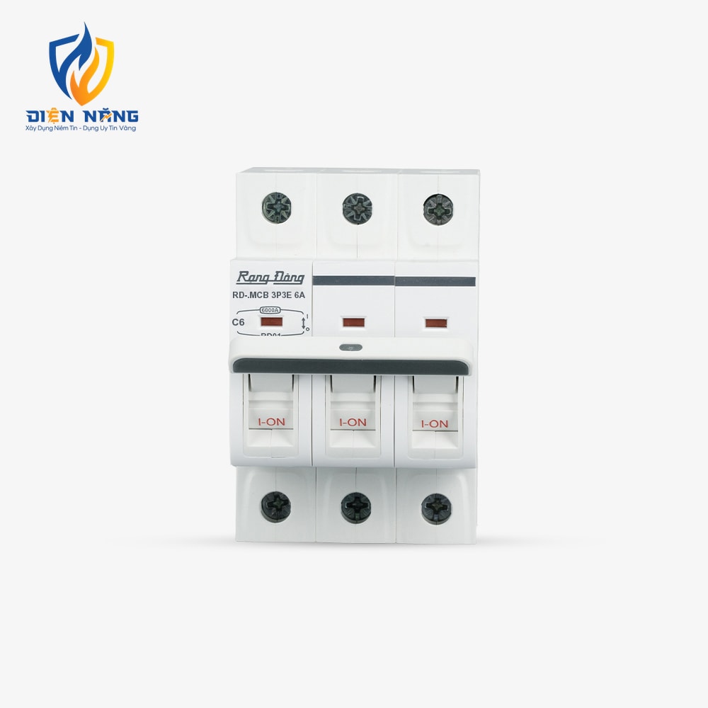 Aptomat ngắn mạch 3 cực 6A