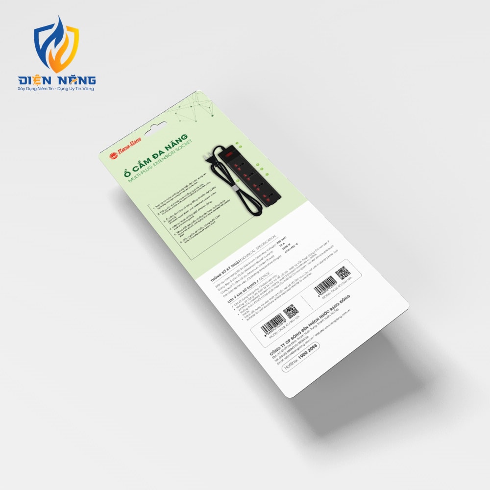 Ổ cắm điện kéo dài đa năng OC02 3m 4 ổ cắm - anh 3