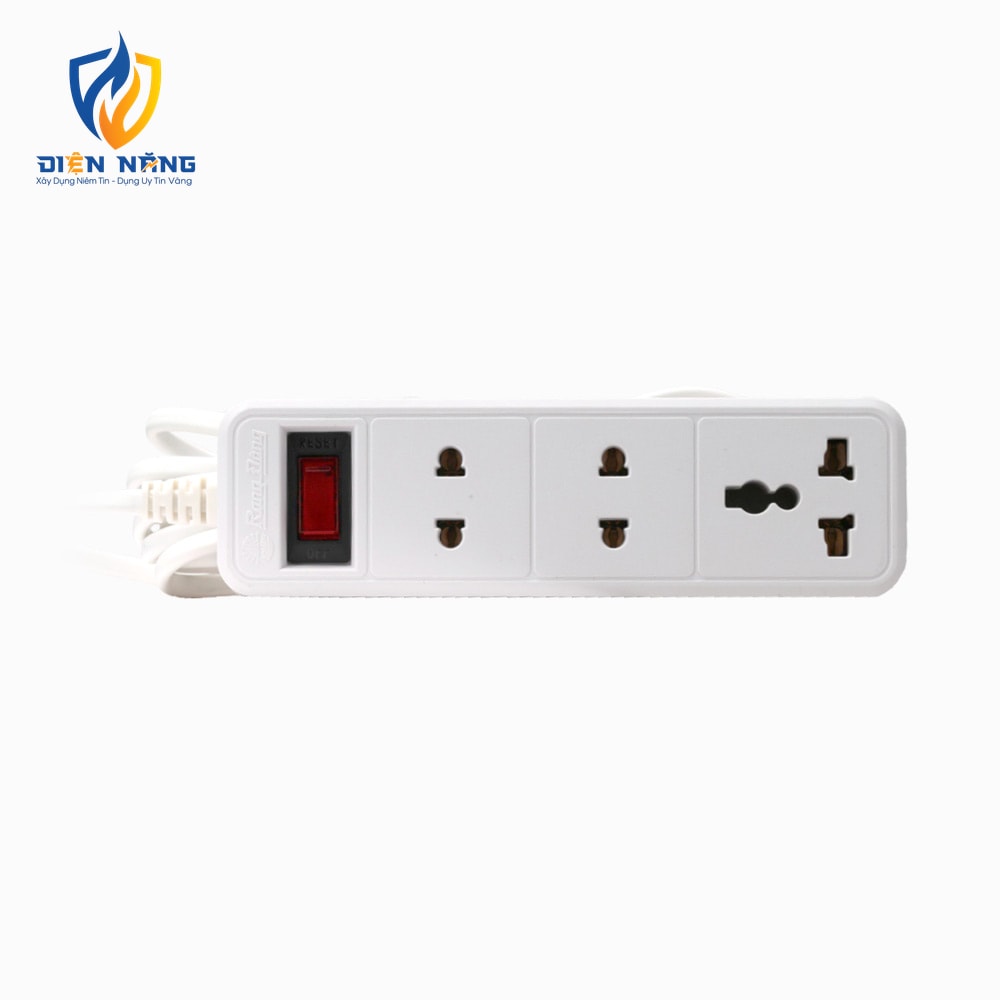 Ổ cắm điện kéo dài OC05 2m 3 ổ cắm 10A - anh 2