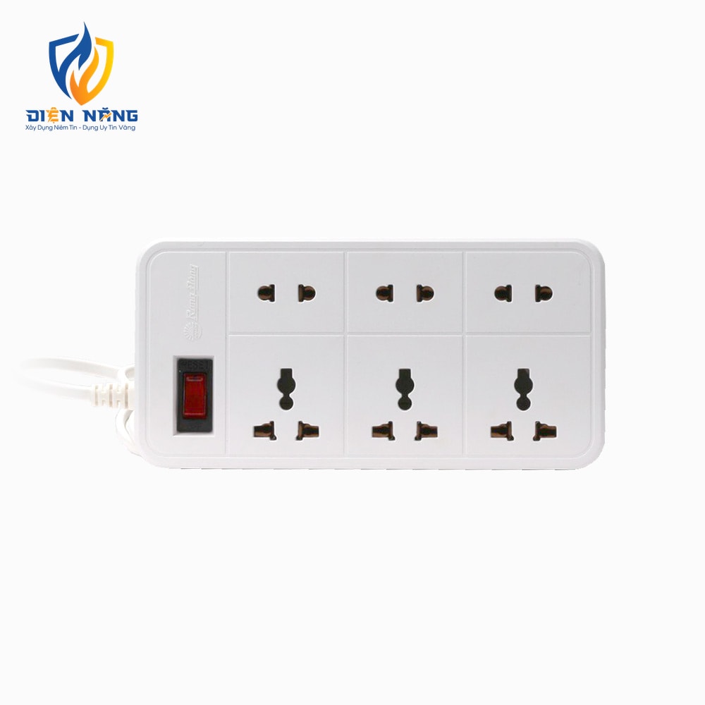 Ổ cắm điện kéo dài OC06 2m 6 ổ cắm 10A - anh 2