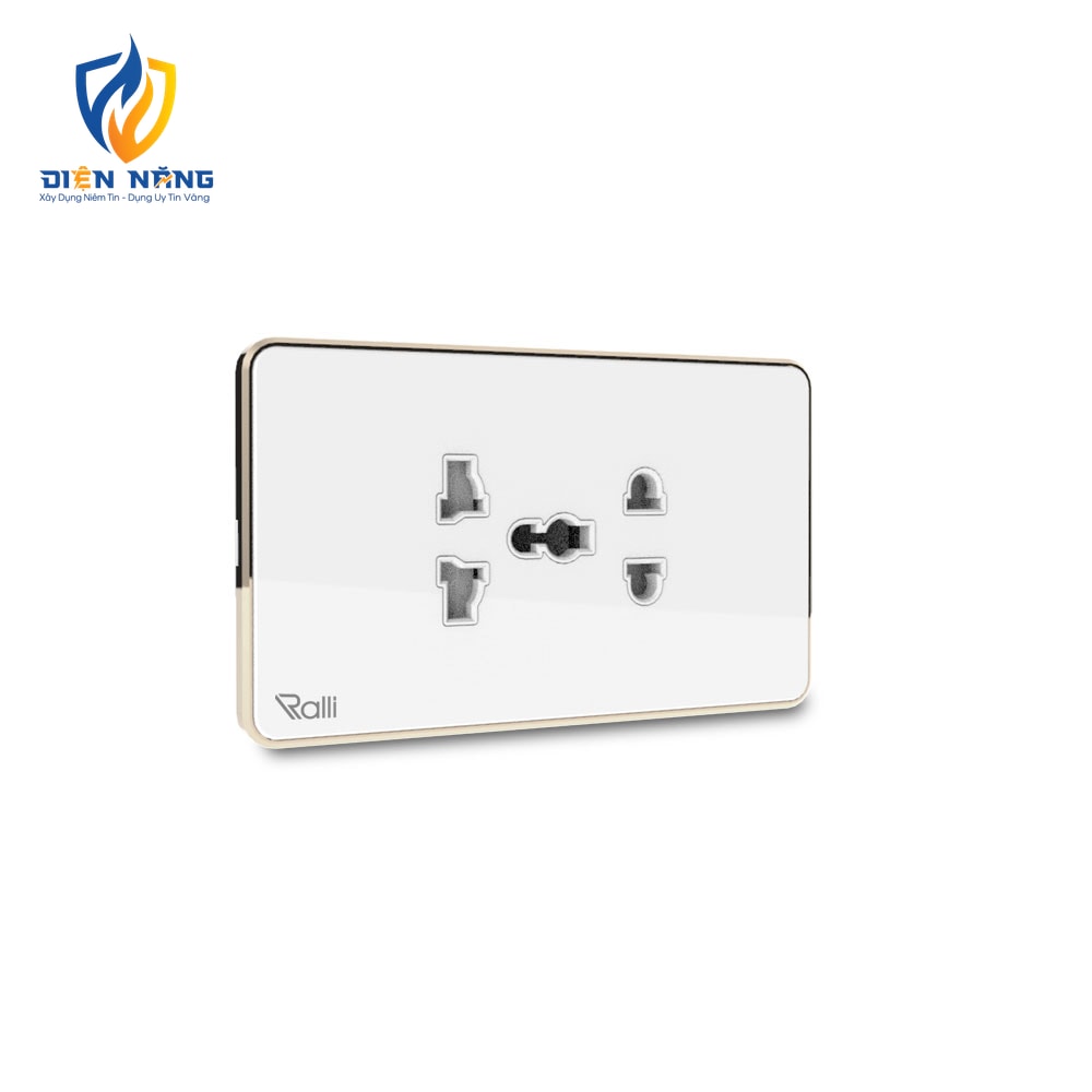 Ổ cắm điện âm tường cao cấp OCAT04K 2 ổ cắm 16A