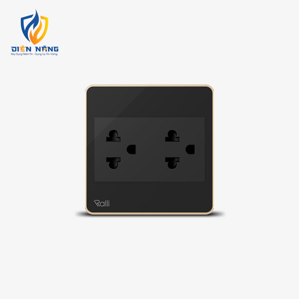 Ổ cắm điện âm tường cao cấp OCAT05K 2 ổ cắm 16A