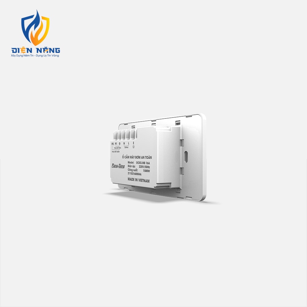 Ổ cắm máy bơm an toàn âm tường OC03.MB 16A - anh 3