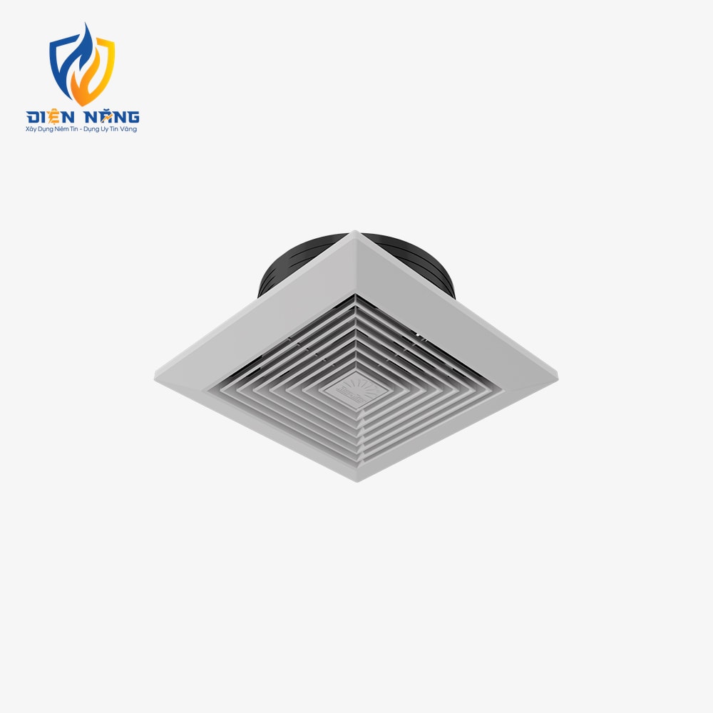 Quạt hút âm trần cổ đứng QHAT01.CĐ 200x200