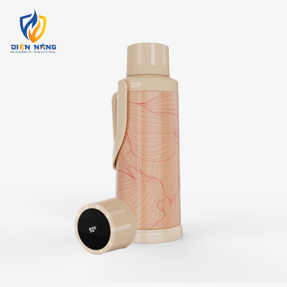 Phích đựng nước nút đậy 2035 TS2.E 2 lít hiển thị nhiệt độ - anh 2
