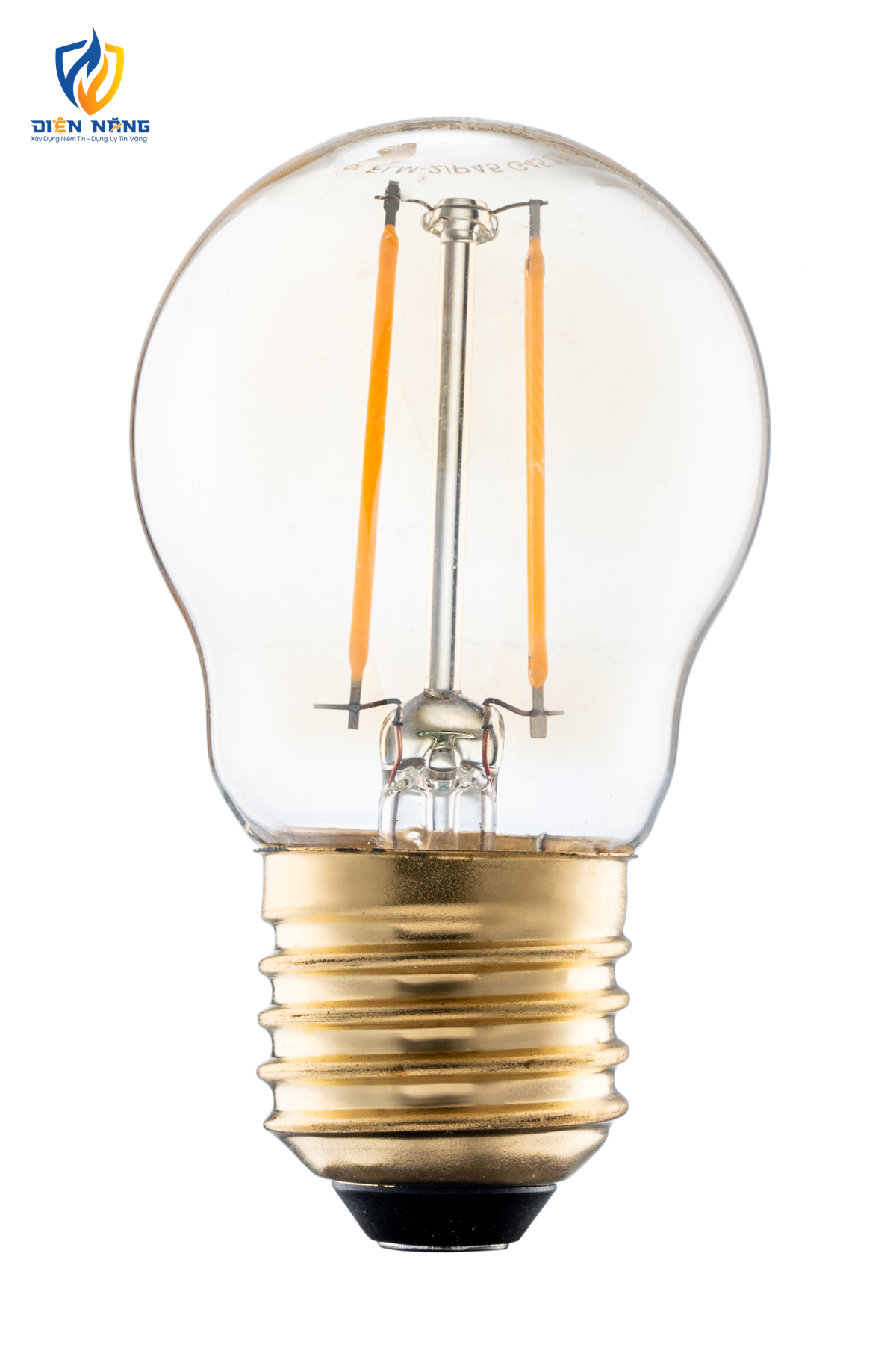 LED Bulb Filament 2.5W ánh sáng vàng FLM-2/P45