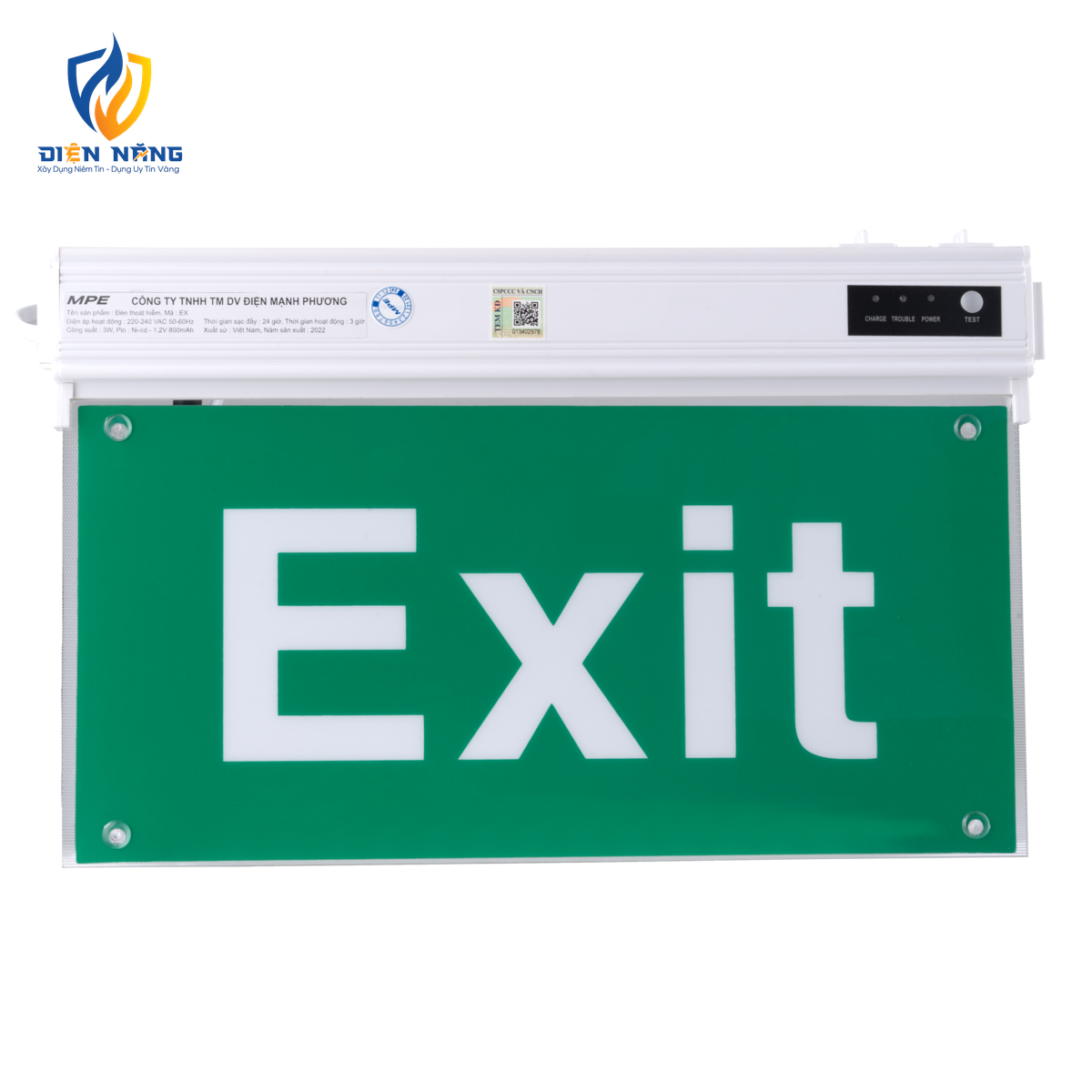 LED Exit đèn báo 1 mặt 3W - EX