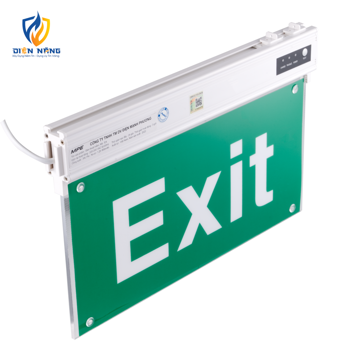 LED Exit đèn báo 1 mặt 3W - EX - anh 2
