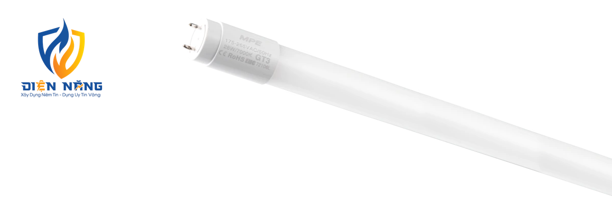 LED tube thuỷ tinh 1.2m 28W ánh sáng trắng GT3-120T - anh 2