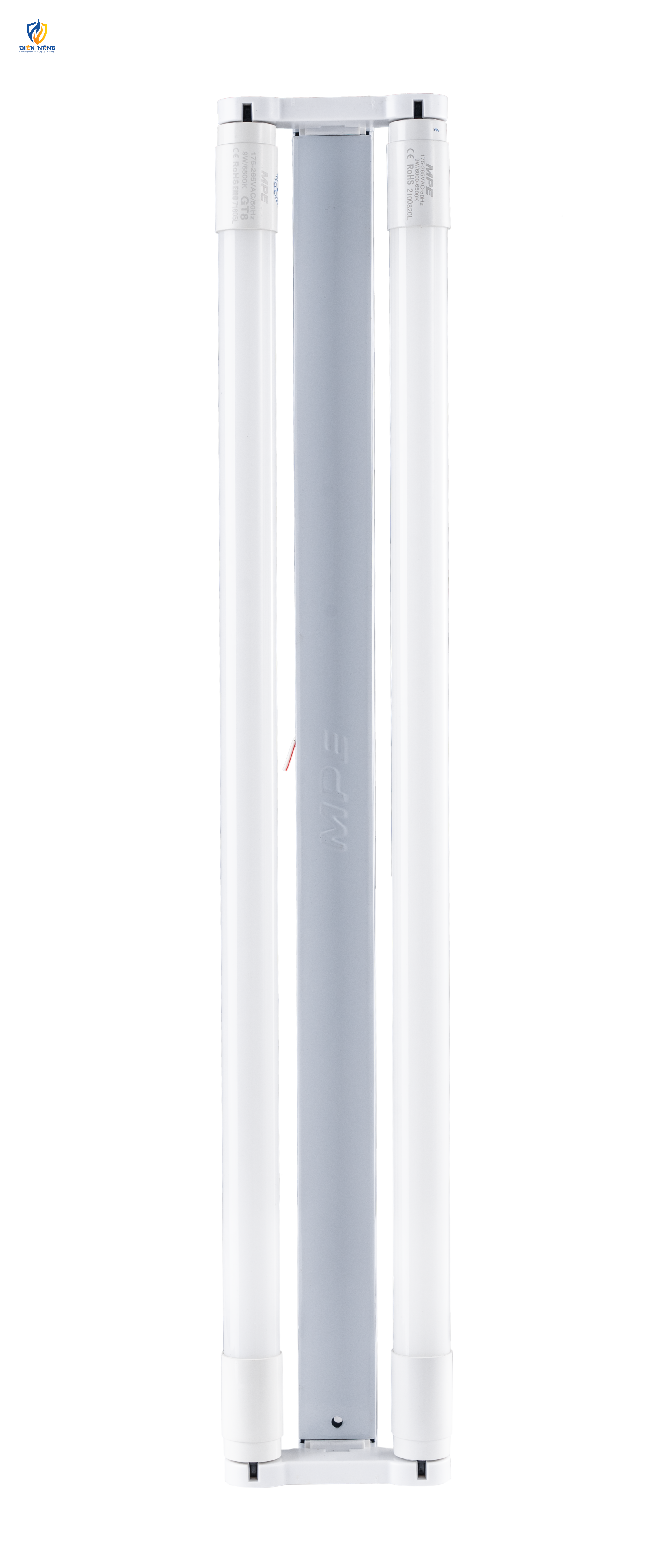 Bộ máng LED Tube thuỷ tinh 2x9W 0.6m ánh sáng vàng MGT-210V - anh 2