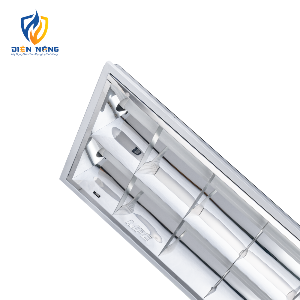 Bộ máng xương cá LED Tube thuỷ tinh 2 bóng 1.2m ánh sáng vàng MATL-220V - anh 2