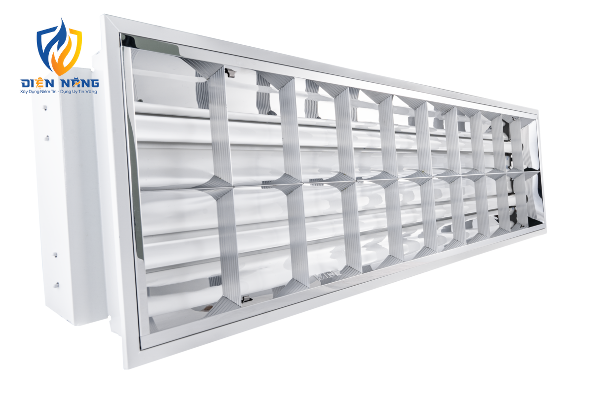 Bộ máng xương cá LED Tube thuỷ tinh 2 bóng 1.2m ánh sáng vàng MATL-220V - anh 3