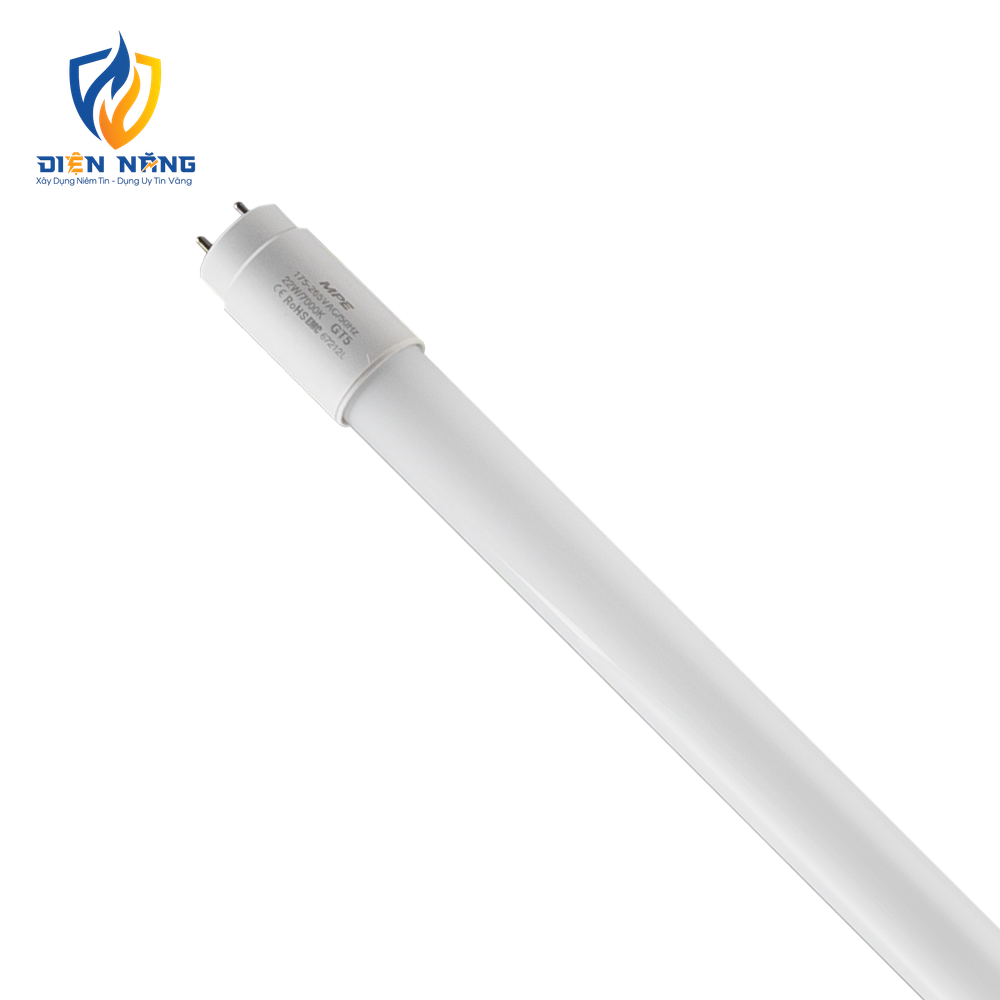 LED tube thuỷ tinh 1.2m 22W ánh sáng trắng GT5-120T