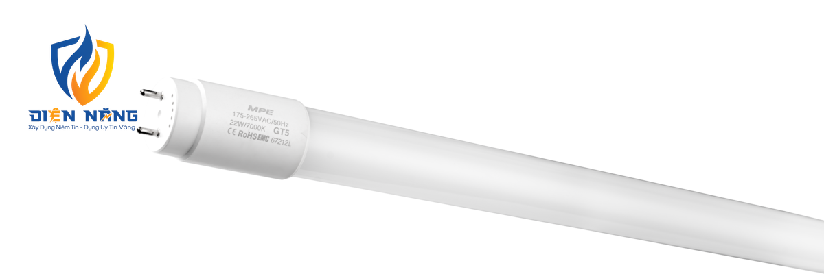LED tube thuỷ tinh 1.2m 22W ánh sáng trắng GT5-120T - anh 4