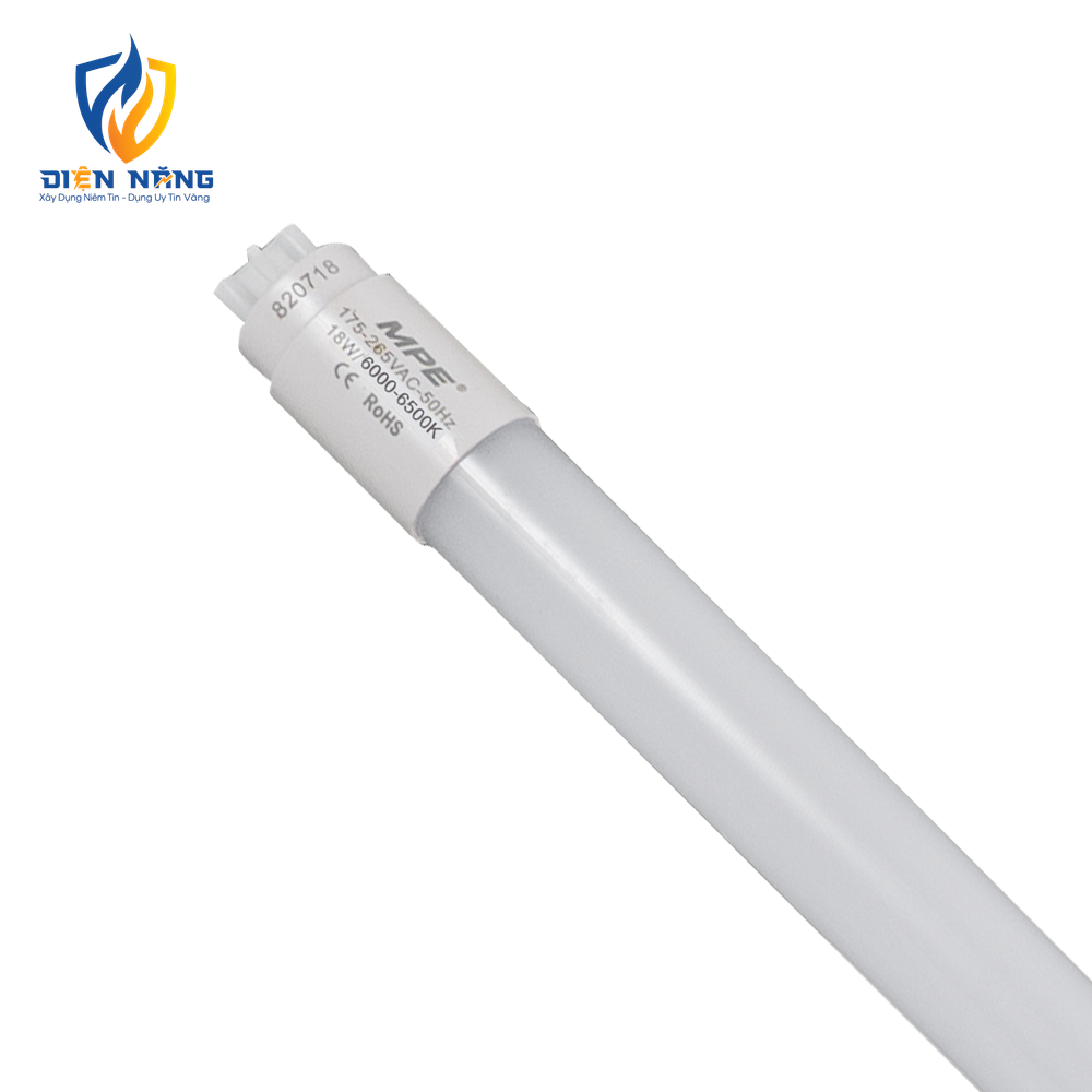 LED tube nhựa nano 1.2m 18W ánh sáng trắng NT8-120T