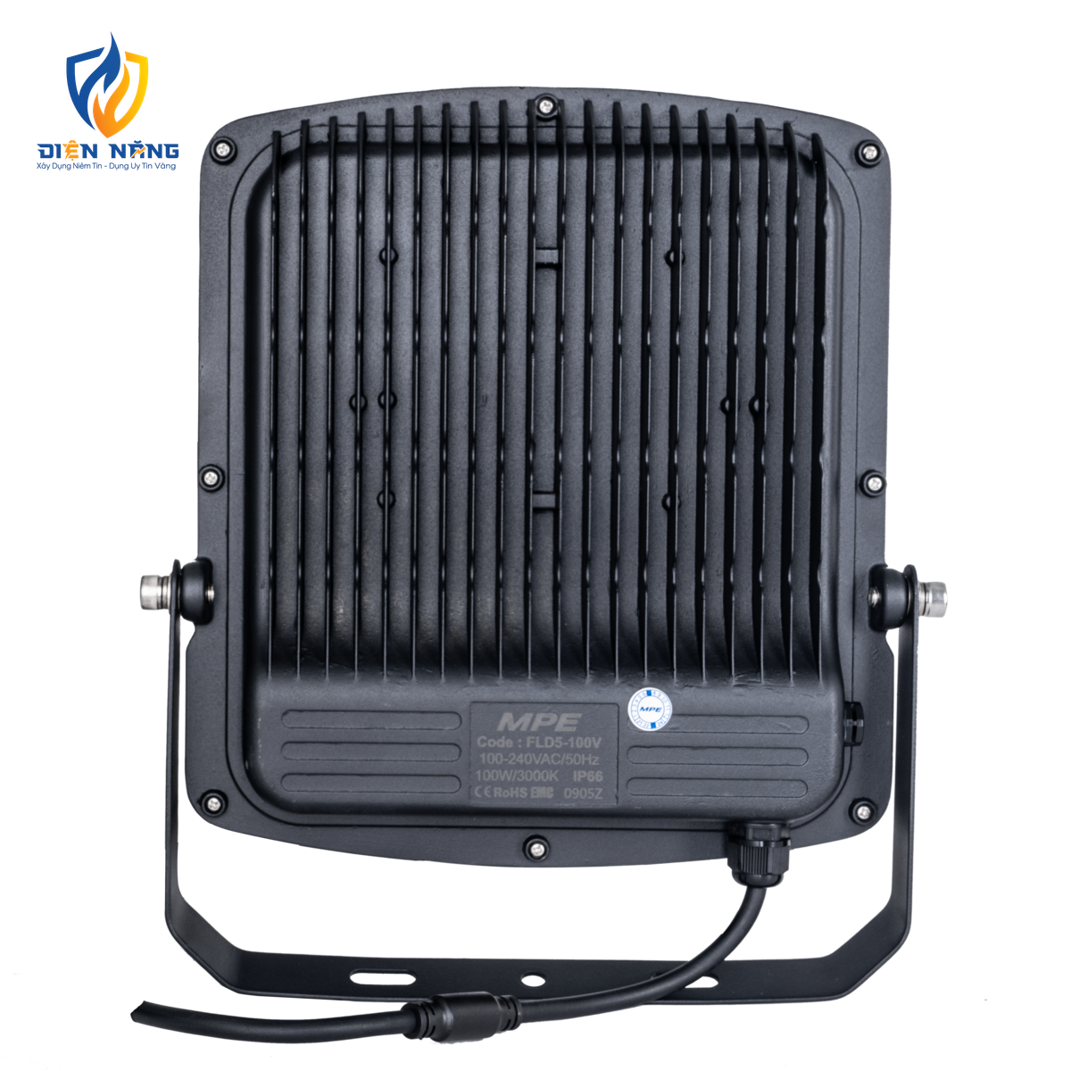 LED Pha 100W ánh sáng vàng FLD5-100V - anh 2