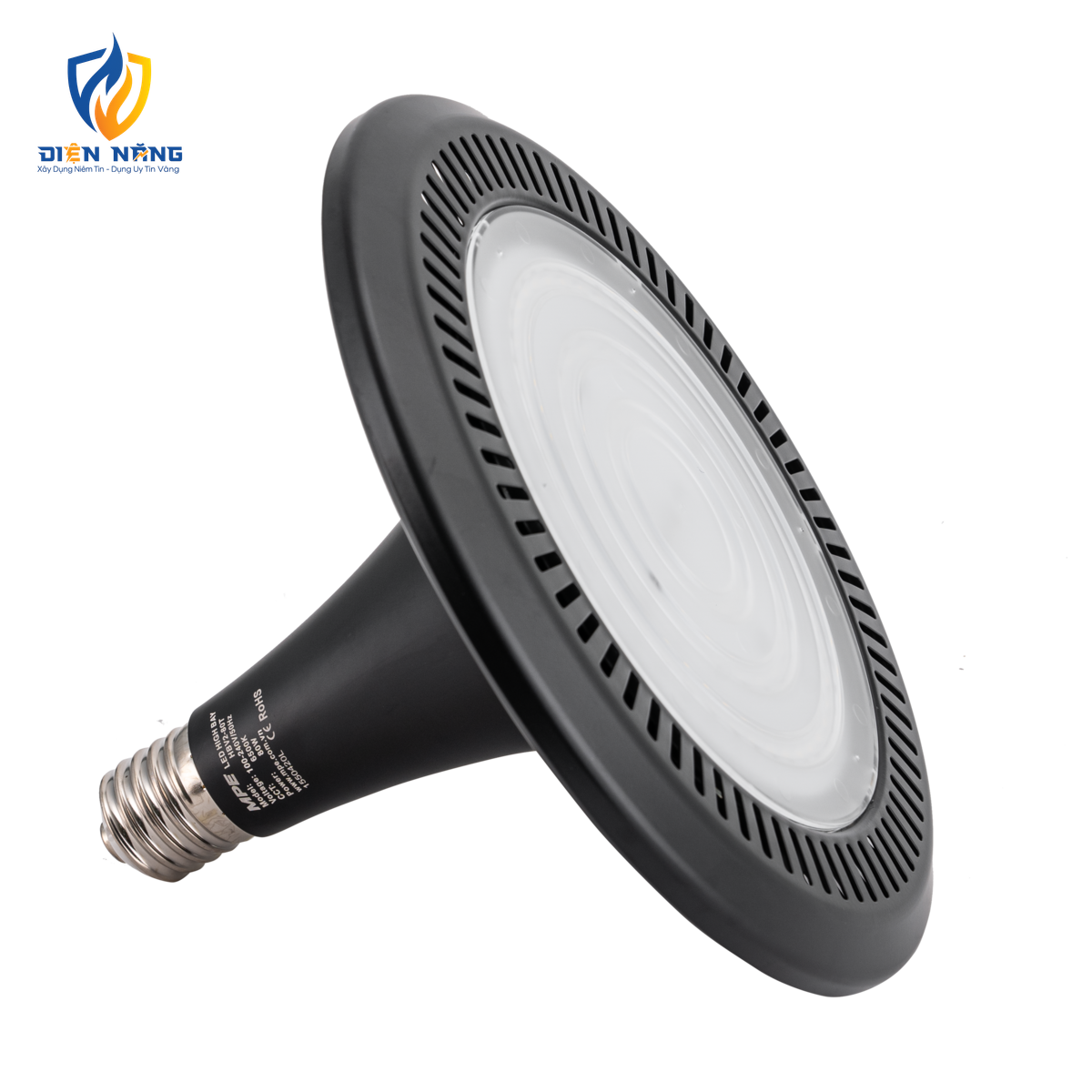 LED highbay nhà xưởng 80W sử dụng đui đèn E40, ánh sáng trắng HBV2-80T